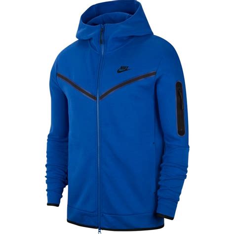 nike tech fleece blauw
